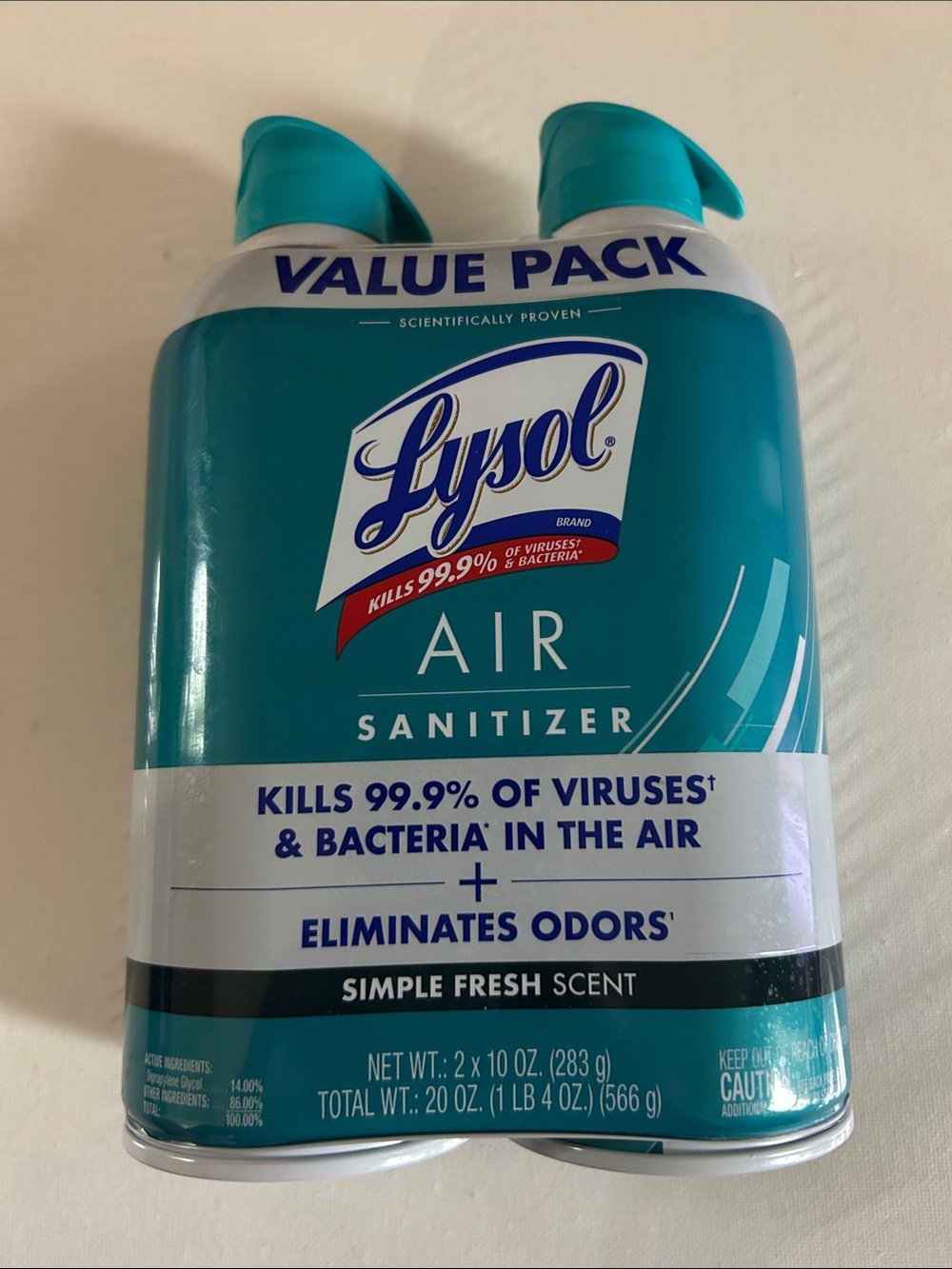 Lysol Air Sanitizer Value Pack - Teal